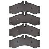 Dynamic Friction 2002-2006 Dodge Sprinter 3500 Rear/Front Heavy Duty Pads - Semi Metallic by Dynamic Friction Company 1214-0949-00