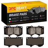 Dynamic Friction 2000-2025 JAC Frison Front Heavy Duty Pads - Semi Metallic by Dynamic Friction Company 1214-0976-00