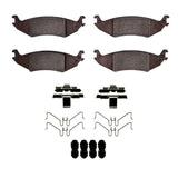 Dynamic Friction 2004-2006 Ford E-20150 Club Wagon Rear Heavy Duty Pads and Hardware Kit by Dynamic Friction Company 1214-1046-01