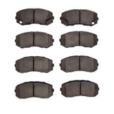 Dynamic Friction 2005-2011 Freightliner FL360 (Mexico) Front/Rear Heavy Duty Pads - Semi Metallic by Dynamic Friction Company 1214-1265-00
