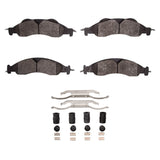 Dynamic Friction 2007-2009 Ford Expedition Front Heavy Duty Pads and Hardware Kit by Dynamic Friction Company 1214-1278-01