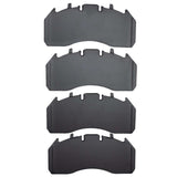 Dynamic Friction 1995-2024 AUTOCAR Xpeditor (ACX 6 x 4 Air Disc Brakes) Fr & Rr Heavy Duty Pads - Semi Metallic by Dynamic Friction Company 1214-1311-00