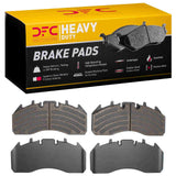 Dynamic Friction 1995-2024 AUTOCAR Xpeditor (ACX 6 x 4 Air Disc Brakes) Fr & Rr Heavy Duty Pads - Semi Metallic by Dynamic Friction Company 1214-1311-00