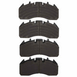 Dynamic Friction 1995-2024 AUTOCAR Xpeditor (ACX 6 x 4 Air Disc Brakes) Fr & Rr Heavy Duty Pads - Semi Metallic by Dynamic Friction Company 1214-1311-00