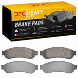 Dynamic Friction 2010-2012 Ford F-250 4WD (Super Duty) Rear Heavy Duty Pads - Semi Metallic by Dynamic Friction Company 1214-1334-00