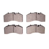 Dynamic Friction 2004-2024 American Coach American Allegiance Fr Heavy Duty Pads - Semi Metallic and Hardware by Dynamic Friction Company 1214-1369-01