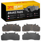 Dynamic Friction 2005-2023 Kenworth K270 Fr & Rr Heavy Duty Pads - Semi Metallic by Dynamic Friction Company 1214-1438-00