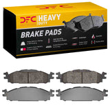 Dynamic Friction 2009-2019 Ford Taurus (Excl SHO) Front Heavy Duty Pads - Semi Metallic by Dynamic Friction Company 1214-1508-00