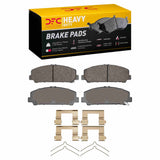 Dynamic Friction 2005-2024 Nissan Armada Front Heavy Duty Pads and Hardware Kit by Dynamic Friction Company 1214-1509-01