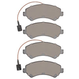Dynamic Friction 2014-2022 Ram ProMaster 3500 Front Heavy Duty Pads - Semi Metallic by Dynamic Friction Company 1214-1540-20