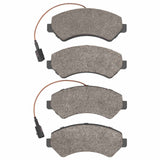 Dynamic Friction 2014-2022 Ram ProMaster 3500 Front Heavy Duty Pads - Semi Metallic by Dynamic Friction Company 1214-1540-20