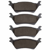 Dynamic Friction 2012-2020 Ford F-150 RWD Rear Heavy Duty Pads - Semi Metallic by Dynamic Friction Company 1214-1602-00