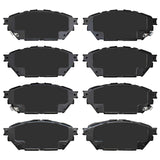 Dynamic Friction 2012-2020 Freightliner FL360 (Mexico) Front/Rear Heavy Duty Pads - Semi Metallic by Dynamic Friction Company 1214-1682-00
