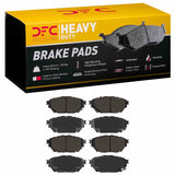 Dynamic Friction 2012-2020 Freightliner FL360 (Mexico) Front/Rear Heavy Duty Pads - Semi Metallic by Dynamic Friction Company 1214-1682-00