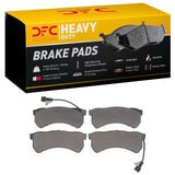 Dynamic Friction 2016-2024 Freightliner MT35 Front/Rear Heavy Duty Pads - Semi Metallic by Dynamic Friction Company 1214-2175-10