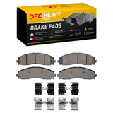 Dynamic Friction 2023-2025 Ford F-350 Super Duty 4WD Rear Heavy Duty Pads and Hardware Kit by Dynamic Friction Company 1214-2491-01
