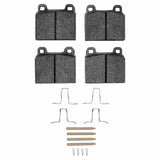 Dynamic Friction 1963-1976 Mercedes-Benz 280SEL Front 3000 Ceramic Brake Pads and Hardware Kit by Dynamic Friction Company 1310-0045-05