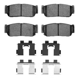 Dynamic Friction 2003-2009 Kia Sedona Rear 3000 Ceramic Brake Pads and Hardware Kit by Dynamic Friction Company 1310-0954-02