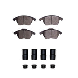 Dynamic Friction 2005-2018 Audi A1 (Mexico) Front 3000 Ceramic Brake Pads and Hardware Kit by Dynamic Friction Company 1310-1107-02
