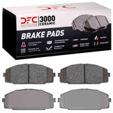 Dynamic Friction 2006-2019 Toyota Hiace (Mexico) Front 3000 Ceramic Brake Pads by Dynamic Friction Company 1310-1344-00