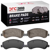 Dynamic Friction 2007-2017 Ford Transit (Mexico) Front 3000 Ceramic Brake Pads by Dynamic Friction Company 1310-1555-00