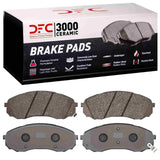 Dynamic Friction 2009-2019 Hyundai H100 (Mexico) Front 3000 Ceramic Brake Pads by Dynamic Friction Company 1310-1566-00