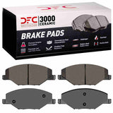 Dynamic Friction 2014-2018 Volkswagen Polo (Mexico) Front 3000 Ceramic Brake Pads by Dynamic Friction Company 1310-1776-00