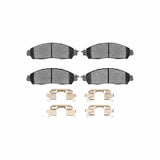 Dynamic Friction 2016-2022 Nissan NP300 Frontier (Mexico) Front 3000 Ceramic Brake Pads and Hardware Kit by Dynamic Friction Company 1310-1911-01
