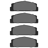 Dynamic Friction 1966-1973 Fiat 124850 Front 3000 Semi-Metallic Brake Pads by Dynamic Friction Company 1311-0054-00