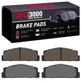 Dynamic Friction 1966-1973 Fiat 124850 Front 3000 Semi-Metallic Brake Pads by Dynamic Friction Company 1311-0054-00