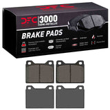 Dynamic Friction 1967-1975 Volvo 2.44245164242142E+20 Front 3000 Semi-Metallic Brake Pads by Dynamic Friction Company 1311-0056-00