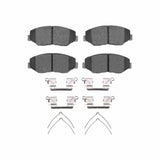Dynamic Friction 2002-2020 Honda Accord Coupe Front 3000 Semi-Metallic Brake Pads and Hardware Kit by Dynamic Friction Company 1311-0914-04