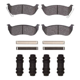 Dynamic Friction 2006-2010 Ford Explorer Rear 3000 Semi-Metallic Brake Pads and Hardware Kit by Dynamic Friction Company 1311-0964-02