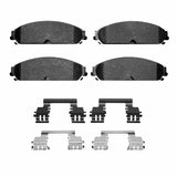 Dynamic Friction 2005-2020 Chrysler 200 Front 3000 Semi-Metallic Brake Pads and Hardware Kit by Dynamic Friction Company 1311-1058-01
