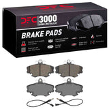 Dynamic Friction 2002-2011 Nissan Platina (Mexico) Front 3000 Semi-Metallic Brake Pads by Dynamic Friction Company 1311-1146-00
