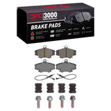 Dynamic Friction 2002-2010 Nissan Platina (Mexico) Front 3000 Semi-Metallic Brake Pads and Hardware Kit by Dynamic Friction Company 1311-1146-01