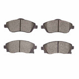 Dynamic Friction 2002-2017 Chevrolet Corsa (Mexico) Front 3000 Semi-Metallic Brake Pads by Dynamic Friction Company 1311-1176-09