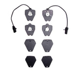 Dynamic Friction 1998-2001 Audi A6 (Mexico) Front 3000 Semi-Metallic Brake Pads by Dynamic Friction Company 1311-1360-00