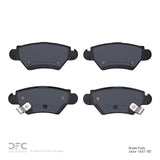 Dynamic Friction 2000-2008 Chevrolet Astra (Mexico) Rear 3000 Semi-Metallic Brake Pads by Dynamic Friction Company 1311-1461-00