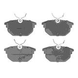 Dynamic Friction 1996-2000 Alfa Romeo 145 (Mexico) Rear 3000 Semi-Metallic Brake Pads by Dynamic Friction Company 1311-1478-00