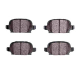 Dynamic Friction 1998-2008 Chevrolet Tigra (Mexico) Rear 3000 Semi-Metallic Brake Pads by Dynamic Friction Company 1311-1533-00
