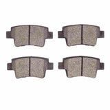 Dynamic Friction 2006-2013 Fiat Panda (Mexico) Rear 3000 Semi-Metallic Brake Pads by Dynamic Friction Company 1311-1537-00