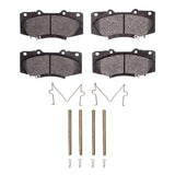 Dynamic Friction 2013-2015 Toyota Hilux (Mexico) Front 3000 Semi-Metallic Brake Pads and Hardware Kit by Dynamic Friction Company 1311-1567-01