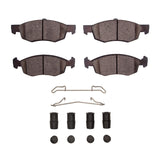 Dynamic Friction 2015-2018 Dodge Vision (Mexico) Front 3000 Semi-Metallic Brake Pads and Hardware Kit by Dynamic Friction Company 1311-1906-01