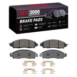 Dynamic Friction 2016-2022 Nissan NP300 Frontier (Mexico) Front 3000 Semi-Metallic Brake Pads and Hardware Kit by Dynamic Friction Company 1311-1911-01