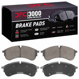 Dynamic Friction 2018-2025 Volkswagen Delivery (Mexico) Front 3000 Semi-Metallic Brake Pads by Dynamic Friction Company 1311-2248-00