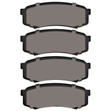 Dynamic Friction 1993-2024 Lexus LX450 Rear Ultimate Duty Performance Brake Pads by Dynamic Friction Company 1400-0606-00