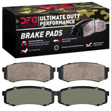 Dynamic Friction 1993-2024 Lexus LX450 Rear Ultimate Duty Performance Brake Pads by Dynamic Friction Company 1400-0606-00