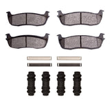 Dynamic Friction 1997-2011 Ford F-250 2WD (Excl Super Duty) Rear Ultimate Duty Perf Brake Pads & Hardware Kit by Dynamic Friction Company 1400-0711-01