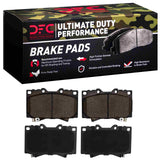 Dynamic Friction 1998-2007 Lexus LX470 Front Ultimate Duty Performance Brake Pads by Dynamic Friction Company 1400-0772-00
